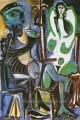 L’artiste et son modèle 6 1963 cubiste Pablo Picasso